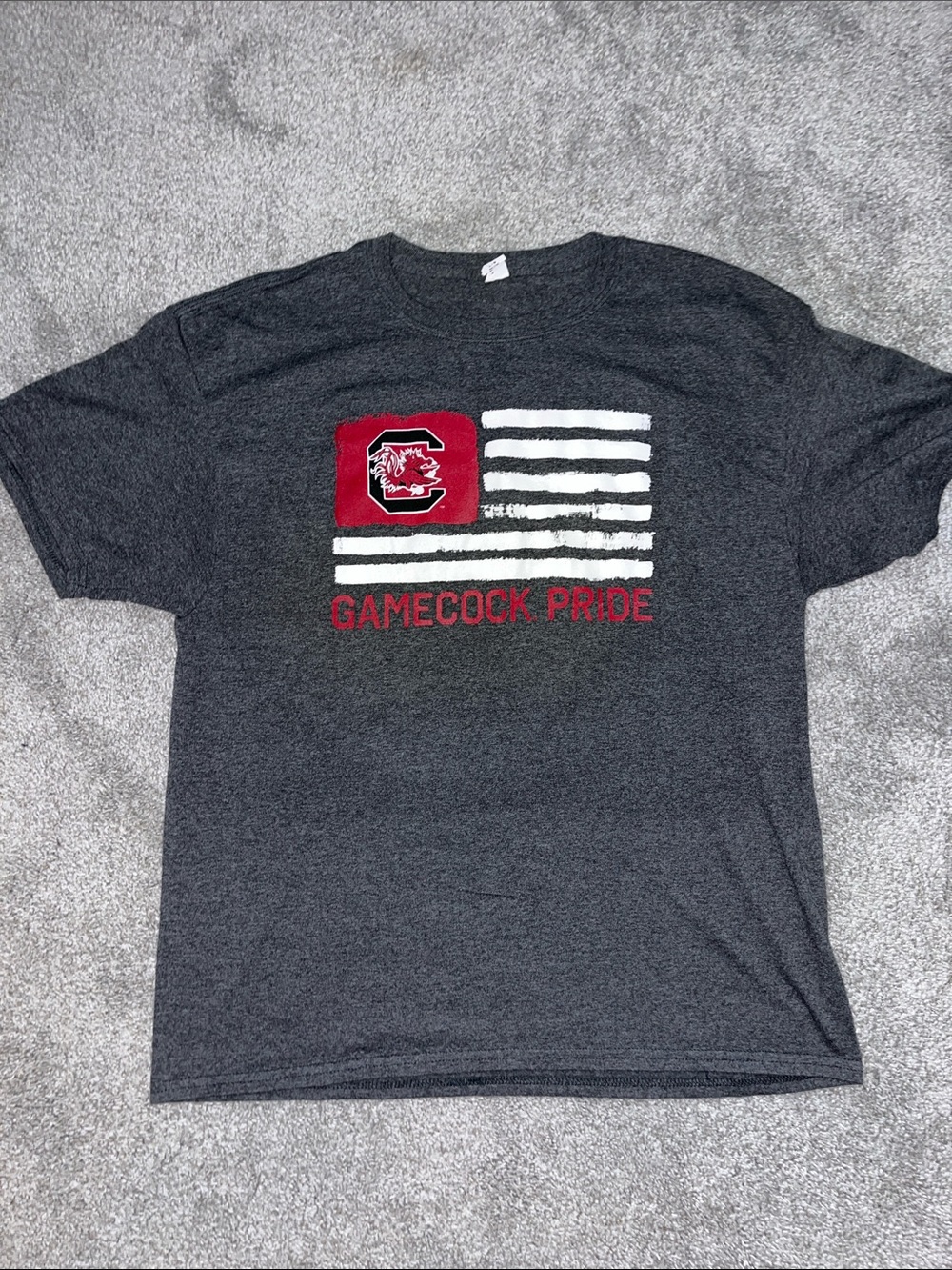 University South carolina gamecocks Gamecock Pride Flag T Shirt L Columbia